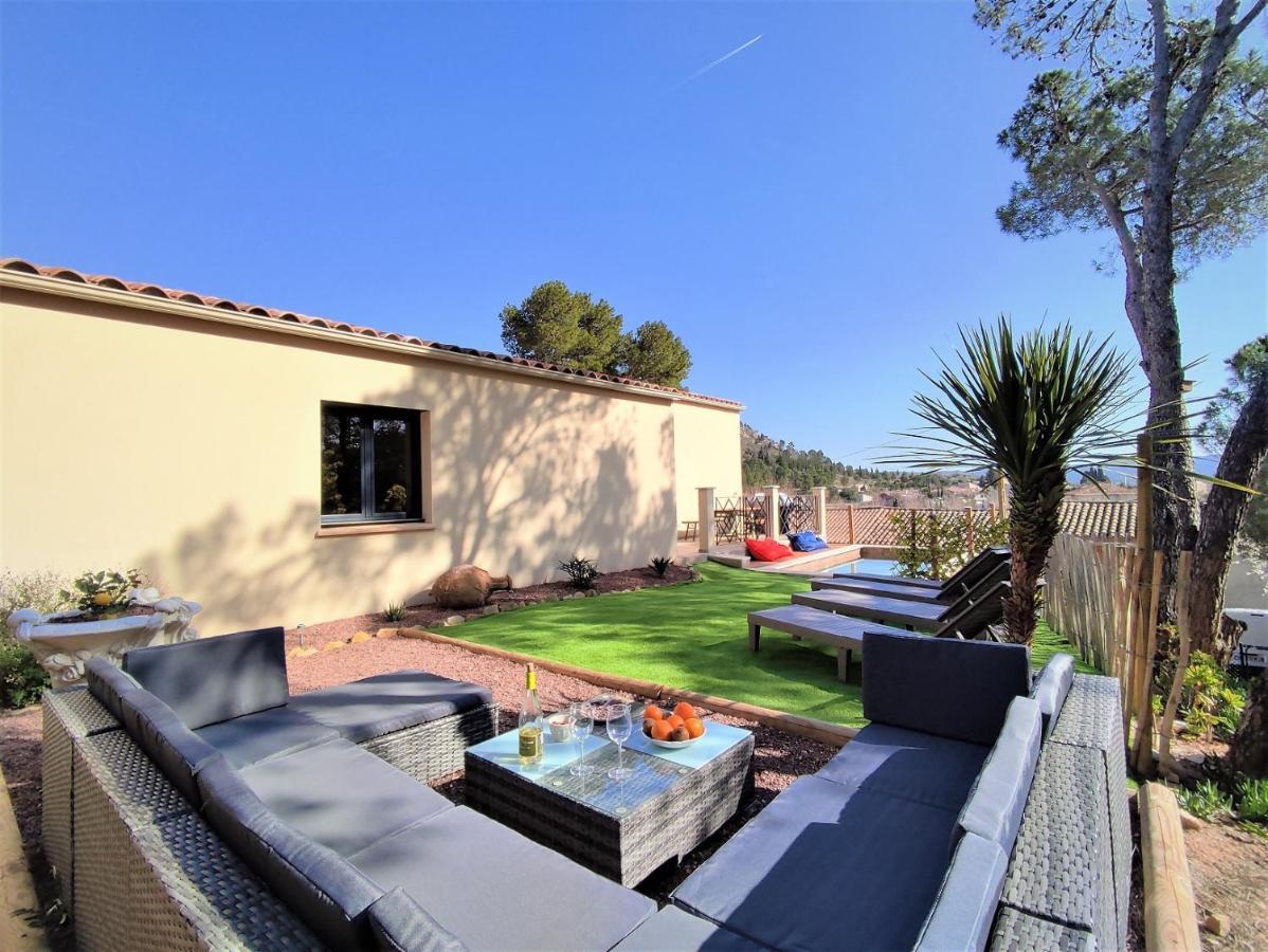 Villa Entiere Bellevue - Balneo - Piscine - Clim Montséret Eksteriør bilde