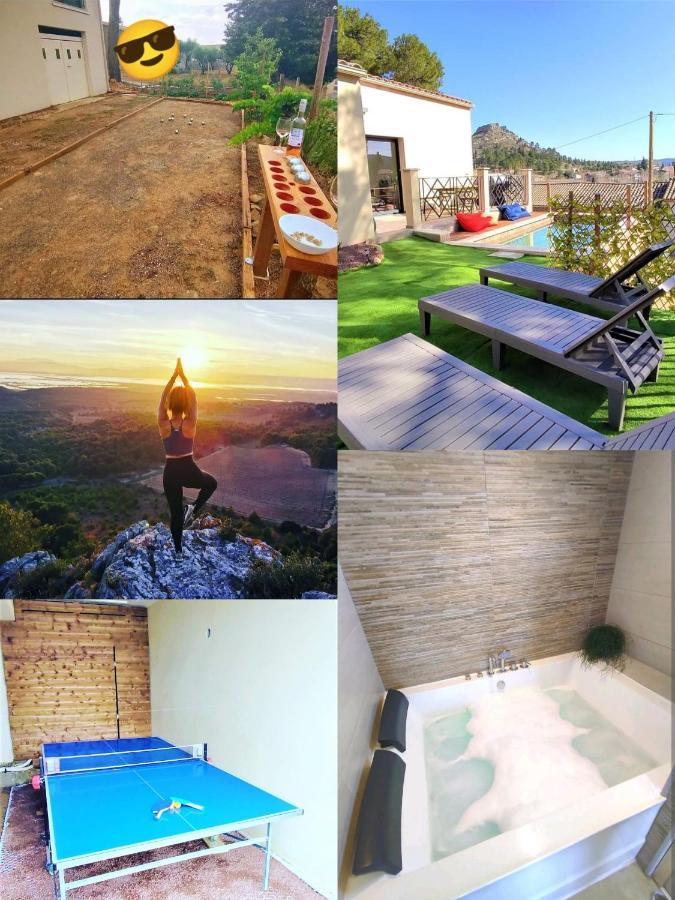 Villa Entiere Bellevue - Balneo - Piscine - Clim Montséret Eksteriør bilde